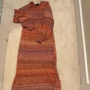 Pink Space Dyed Sweater Dress